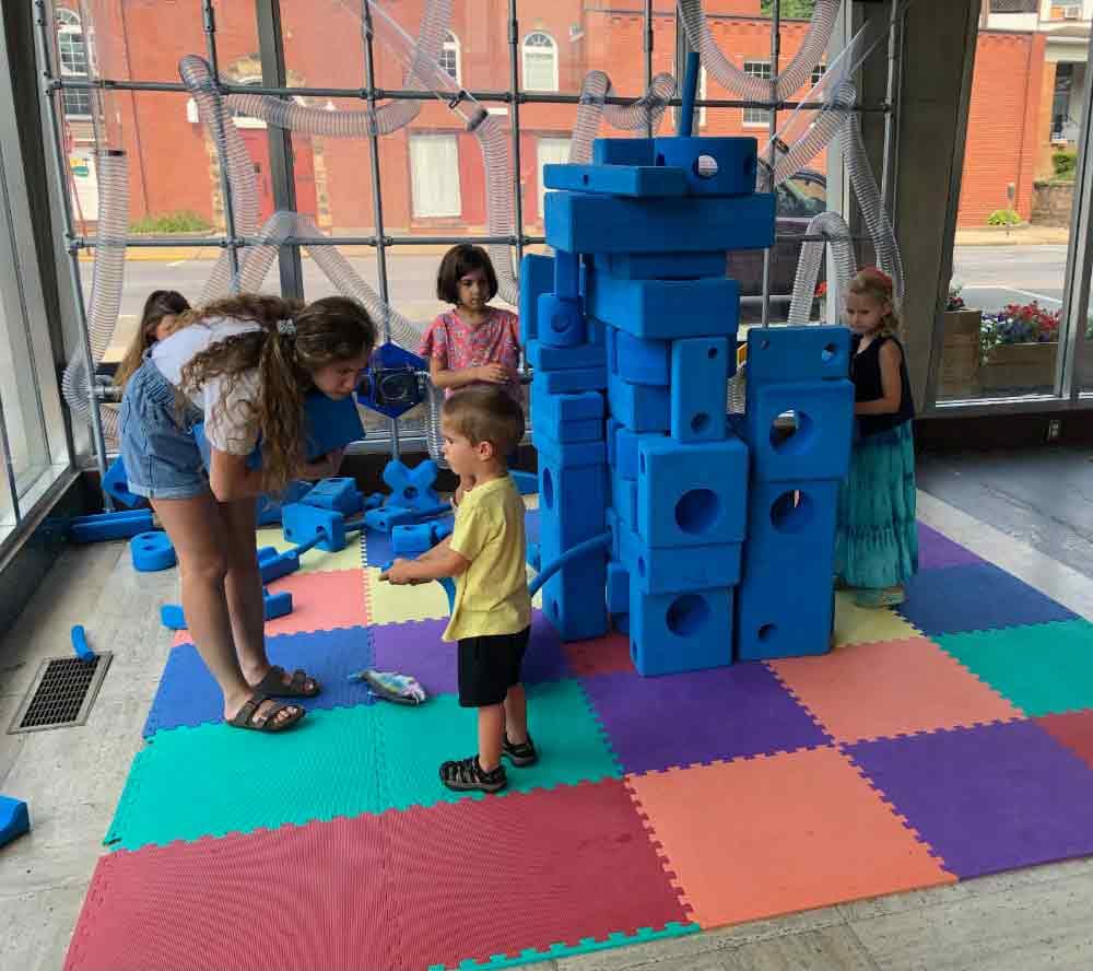 Playground Blocks exhibit