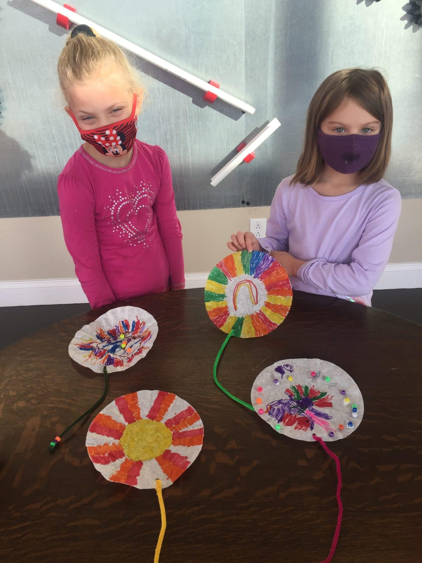 Flower crafts during Learning Pods in Beaver County | Neighborhood North