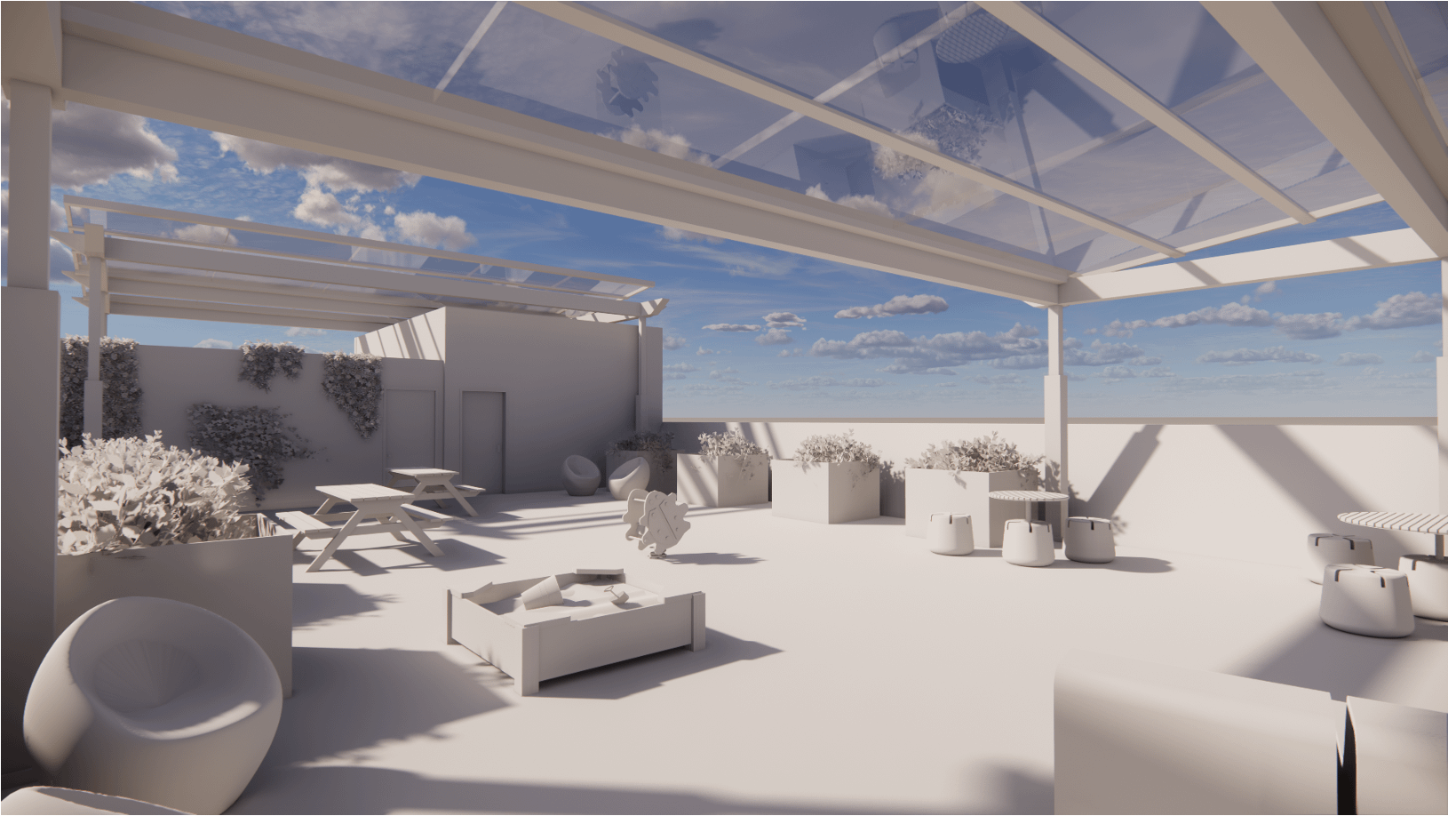 Roof garden for Tribune Building in Beaver County | Neighborhood North