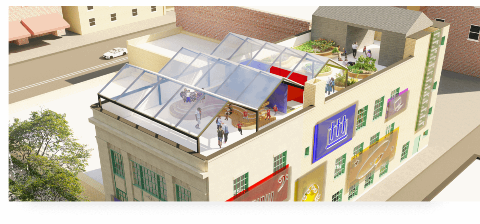 Roof of Tribune Building in Beaver County | Neighborhood North