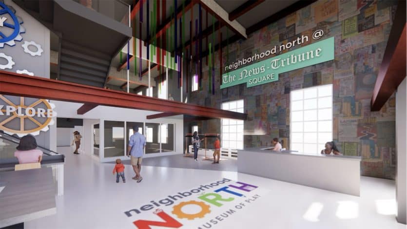 Interior concept Tribune Building in Beaver County | Neighborhood North